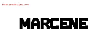Titling Name Tattoo Designs Marcene Free Printout