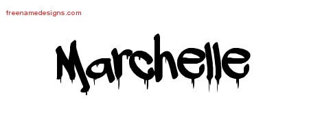 Graffiti Name Tattoo Designs Marchelle Free Lettering