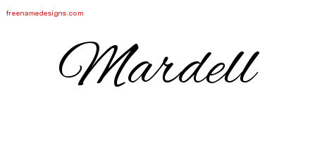 Cursive Name Tattoo Designs Mardell Download Free