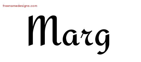 Calligraphic Stylish Name Tattoo Designs Marg Download Free