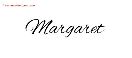 Cursive Name Tattoo Designs Margaret Download Free