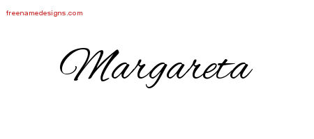 Cursive Name Tattoo Designs Margareta Download Free