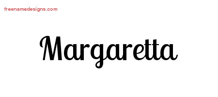 Handwritten Name Tattoo Designs Margaretta Free Download