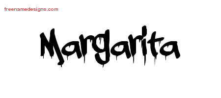 Graffiti Name Tattoo Designs Margarita Free Lettering