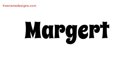 Groovy Name Tattoo Designs Margert Free Lettering