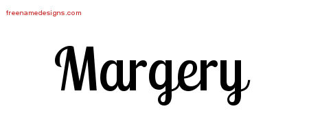 Handwritten Name Tattoo Designs Margery Free Download