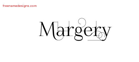Decorated Name Tattoo Designs Margery Free