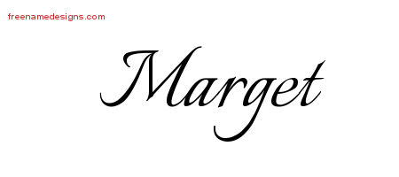 Calligraphic Name Tattoo Designs Marget Download Free