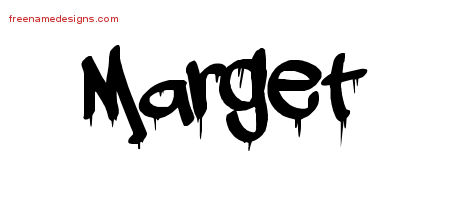 Graffiti Name Tattoo Designs Marget Free Lettering