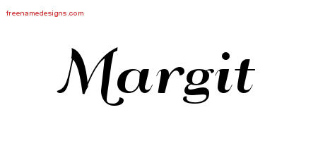 Art Deco Name Tattoo Designs Margit Printable