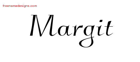 Elegant Name Tattoo Designs Margit Free Graphic