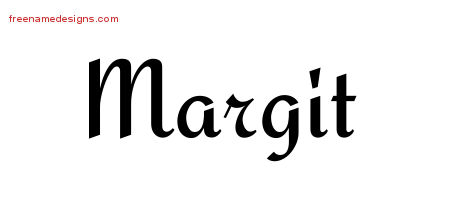 Calligraphic Stylish Name Tattoo Designs Margit Download Free
