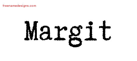 Typewriter Name Tattoo Designs Margit Free Download