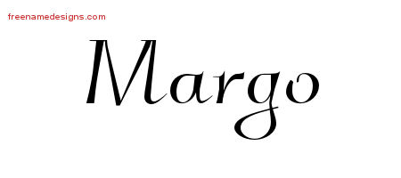 Elegant Name Tattoo Designs Margo Free Graphic