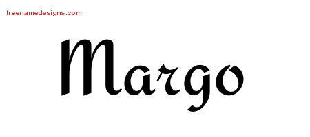 Calligraphic Stylish Name Tattoo Designs Margo Download Free