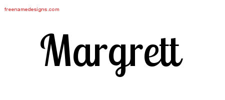 Handwritten Name Tattoo Designs Margrett Free Download