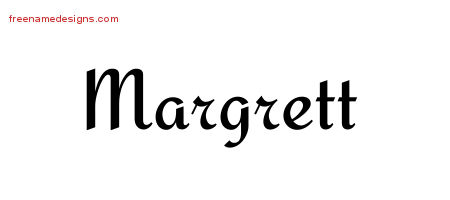 Calligraphic Stylish Name Tattoo Designs Margrett Download Free