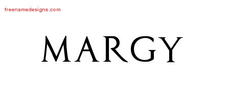 Regal Victorian Name Tattoo Designs Margy Graphic Download