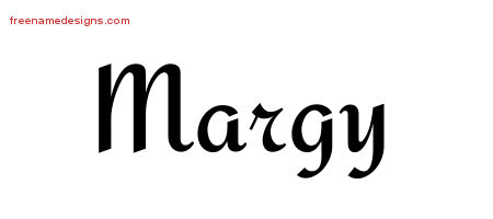 Calligraphic Stylish Name Tattoo Designs Margy Download Free