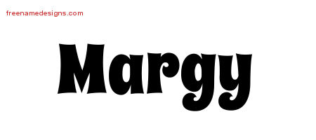 Groovy Name Tattoo Designs Margy Free Lettering