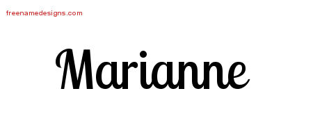 marianne Archives - Free Name Designs