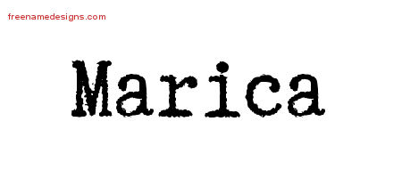 Typewriter Name Tattoo Designs Marica Free Download
