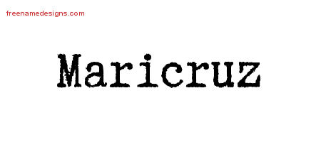 Typewriter Name Tattoo Designs Maricruz Free Download