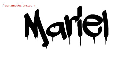 Graffiti Name Tattoo Designs Mariel Free Lettering