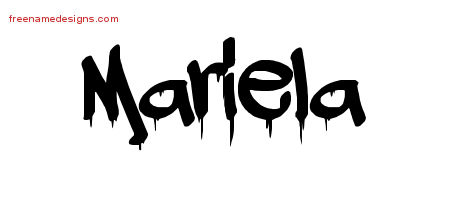 Graffiti Name Tattoo Designs Mariela Free Lettering
