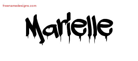 Graffiti Name Tattoo Designs Marielle Free Lettering