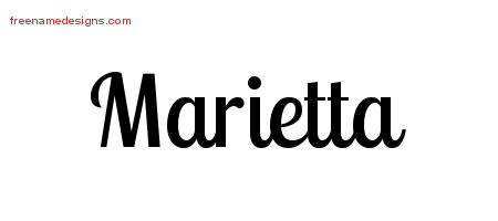 Handwritten Name Tattoo Designs Marietta Free Download
