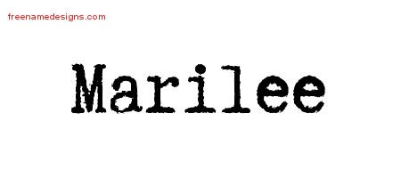 Typewriter Name Tattoo Designs Marilee Free Download Typewriter Name Tattoo Designs Marilee Free Download