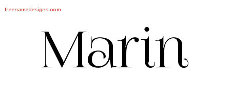 Vintage Name Tattoo Designs Marin Free Download