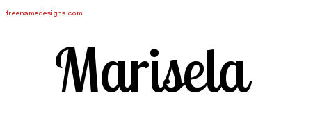 Handwritten Name Tattoo Designs Marisela Free Download
