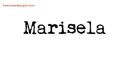Vintage Writer Name Tattoo Designs Marisela Free Lettering