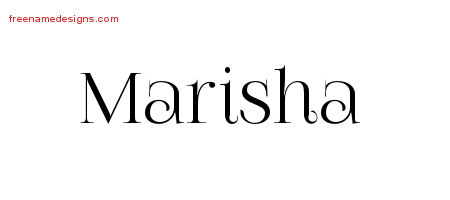 Vintage Name Tattoo Designs Marisha Free Download