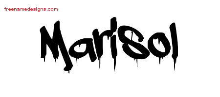 Graffiti Name Tattoo Designs Marisol Free Lettering