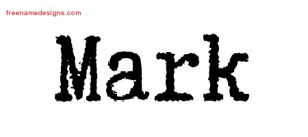 Typewriter Name Tattoo Designs Mark Free Printout