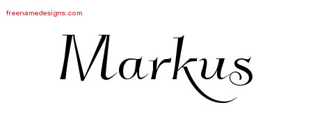 Elegant Name Tattoo Designs Markus Download Free
