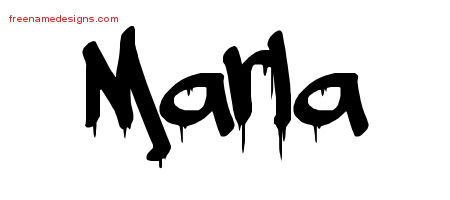 Graffiti Name Tattoo Designs Marla Free Lettering