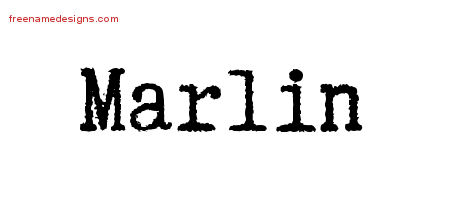Typewriter Name Tattoo Designs Marlin Free Download