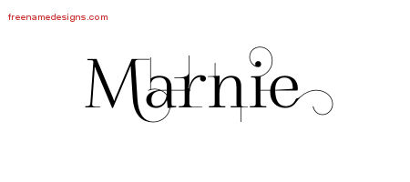 Decorated Name Tattoo Designs Marnie Free