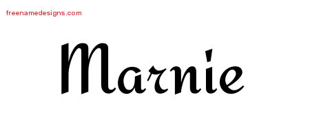 Calligraphic Stylish Name Tattoo Designs Marnie Download Free