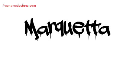 Graffiti Name Tattoo Designs Marquetta Free Lettering