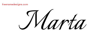 Marta Lettering