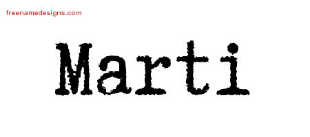 Typewriter Name Tattoo Designs Marti Free Download