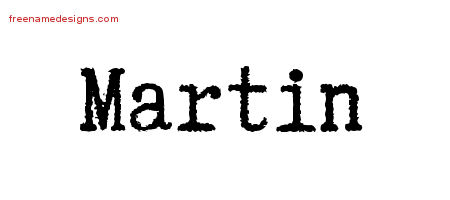 Typewriter Name Tattoo Designs Martin Free Download