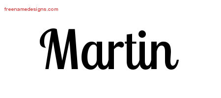 Handwritten Name Tattoo Designs Martin Free Download