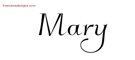Elegant Name Tattoo Designs Mary Download Free