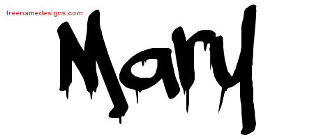 Graffiti Name Tattoo Designs Mary Free Lettering